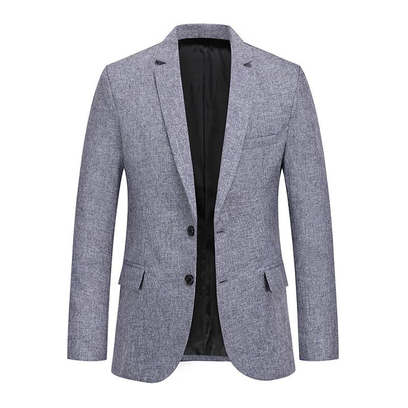 Men's Casual Solid Color Lapel Single Breasted Blazer 89902803M