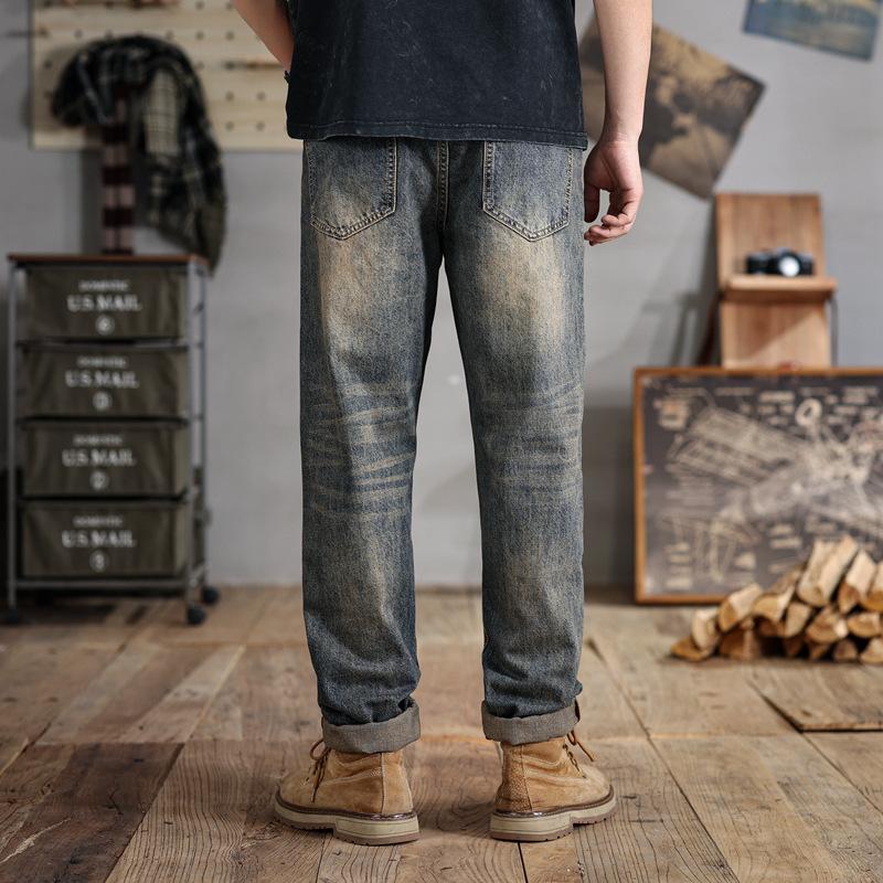 Men's Retro Distressed Loose Casual Jeans