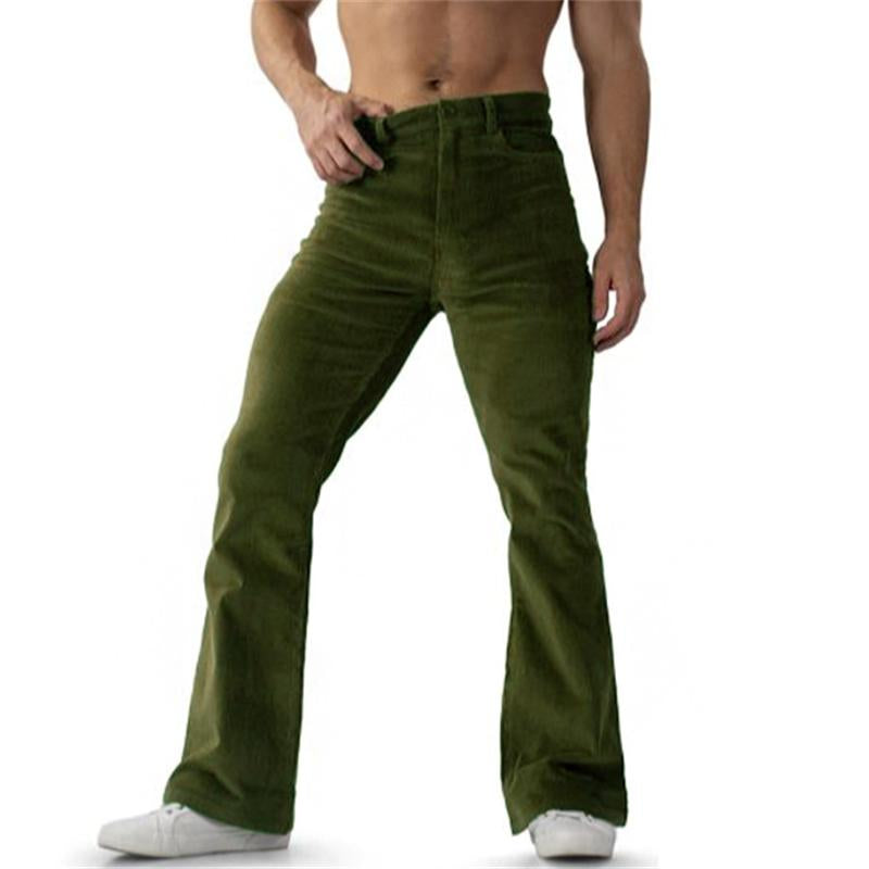 Men's Vintage Corduroy Slim Flare Pants