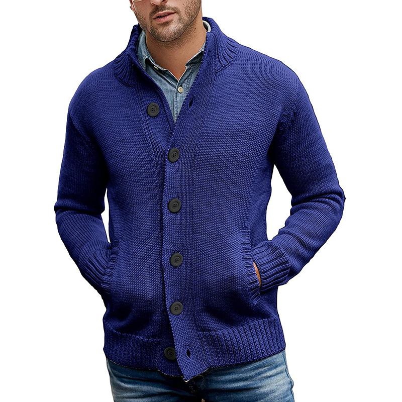 Men's Casual Single Breasted Knit Cardigan 88971813M