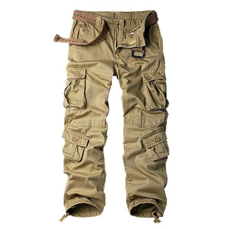 OUTDOOR MULTI-POCKET LOOSE CARGO PANTS (WITHOUT BE...