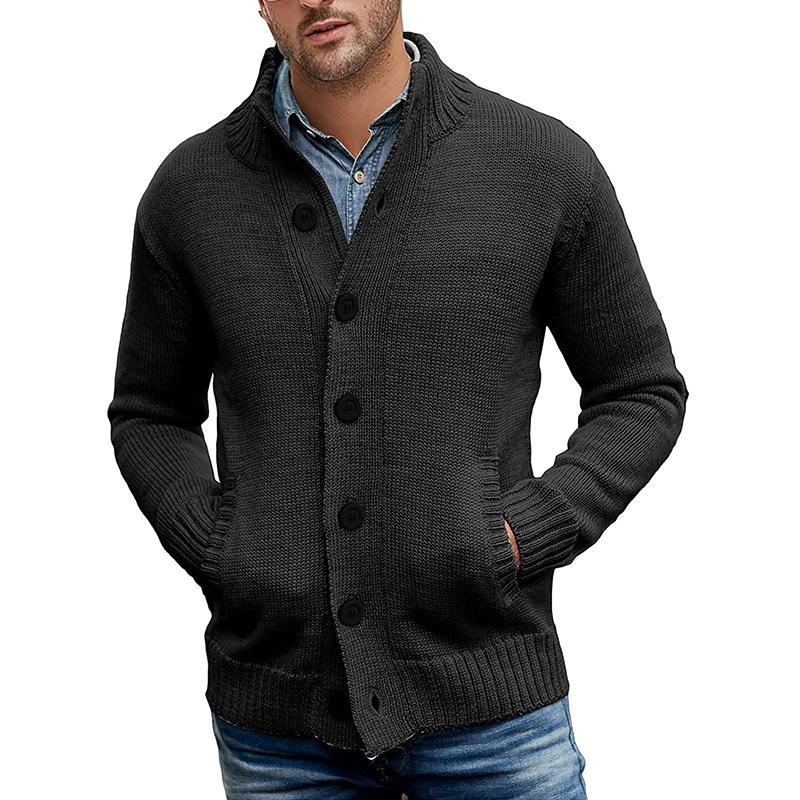 Men's Casual Single Breasted Knit Cardigan 88971813M