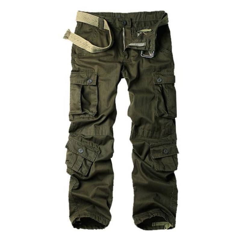 OUTDOOR MULTI-POCKET LOOSE CARGO PANTS (WITHOUT BELT)