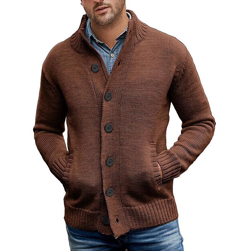 Men's Casual Single Breasted Knit Cardigan 88971813M