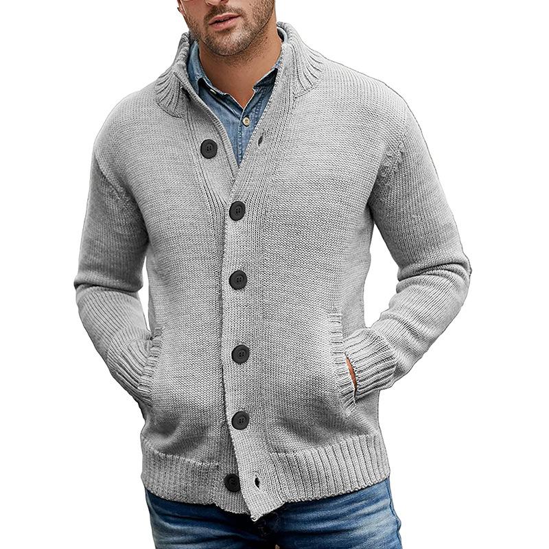 Men's Casual Single Breasted Knit Cardigan 88971813M