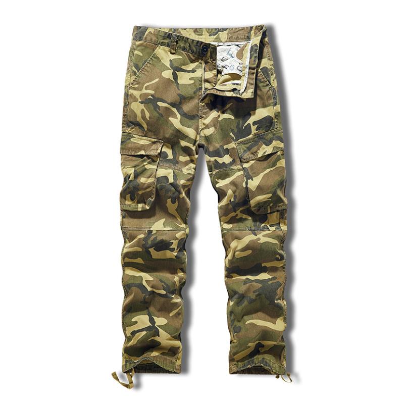 Men's Casual Outdoor Cotton Camouflage Multi-Pocke...