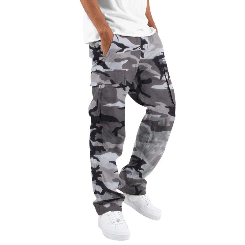 Men's Camouflage Loose Multi-pocket Cargo Pants