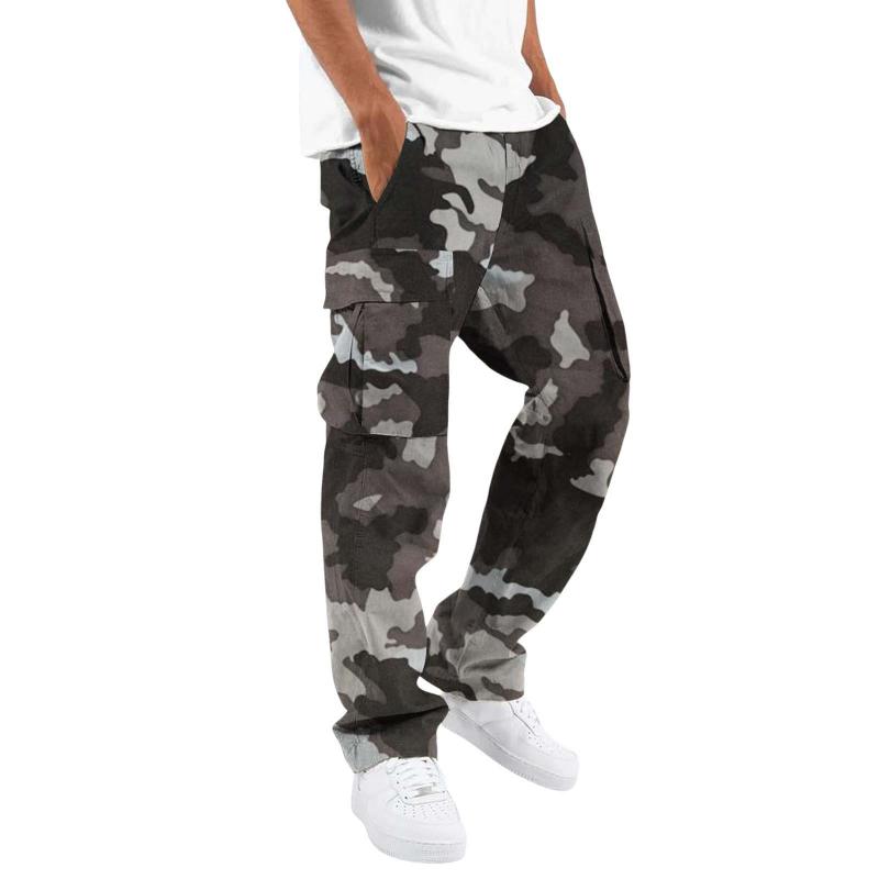 Men's Camouflage Loose Multi-pocket Cargo Pants