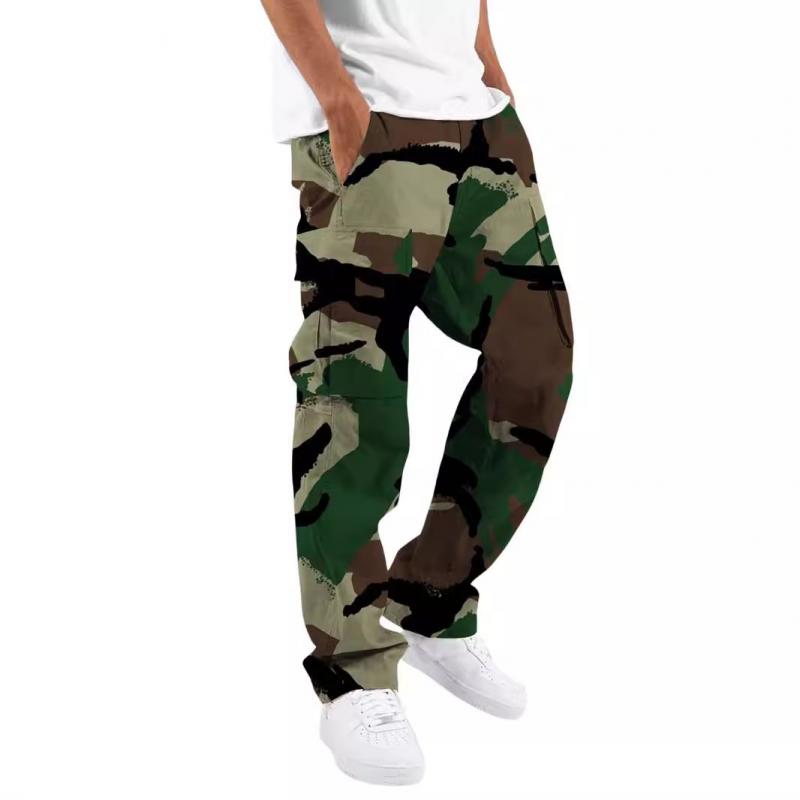 Men's Camouflage Loose Multi-pocket Cargo Pants